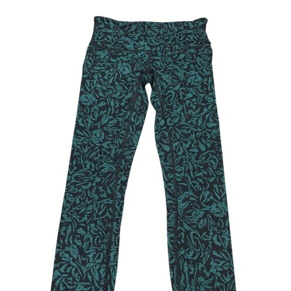 Lululemon Wunder Under Low-Rise Tight Luxtreme In Thrive Viridian Green Black 4 - Picture 5 of 9